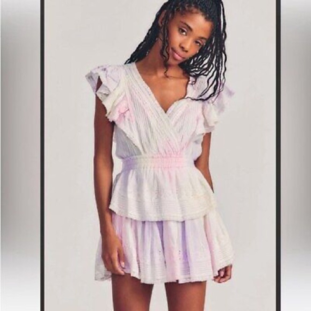 LoveShackFancy Gwen Heritage Mini Dress